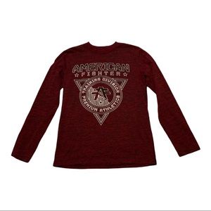 American Fighter Long Sleeve Tee Size Large